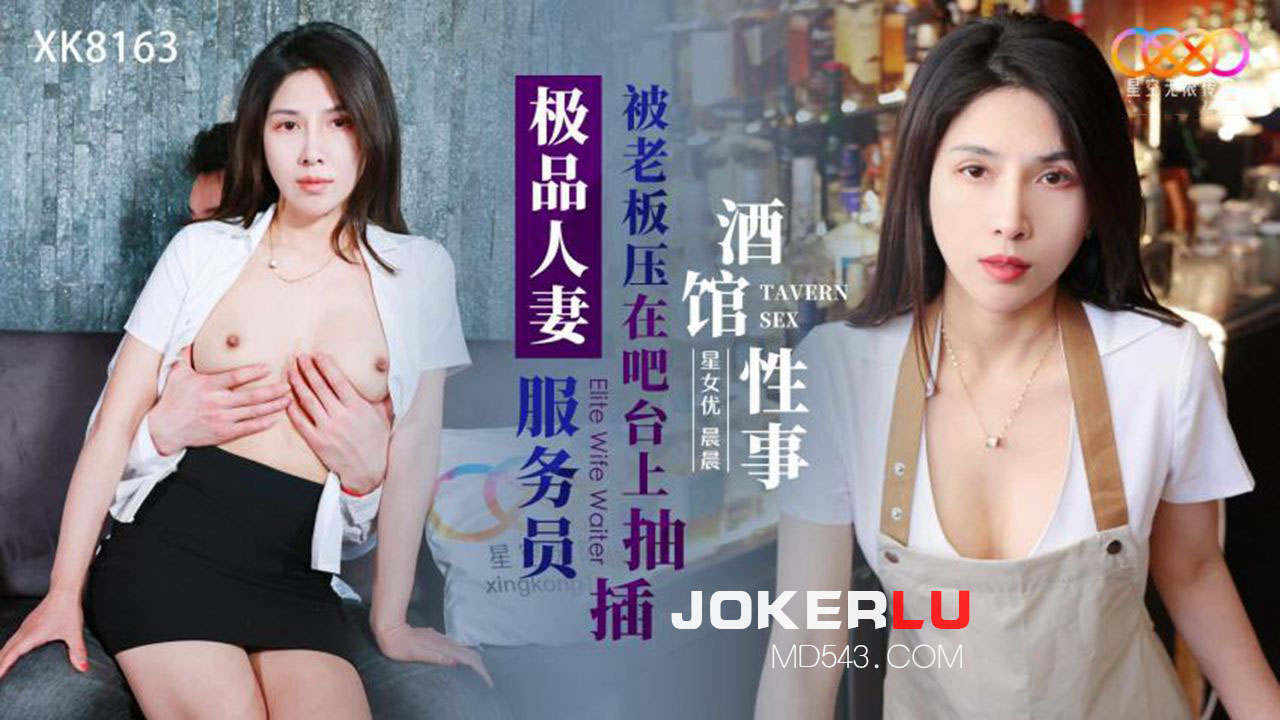 XK8163 晨晨 酒馆性事 极品人妻服务员被老板压在吧台上抽插 星空无限传媒